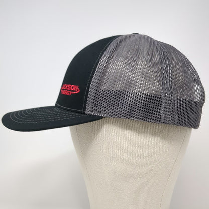 Richardson Trucker Hat Black One Size Jackson Energy Mesh Back Snapback Gray