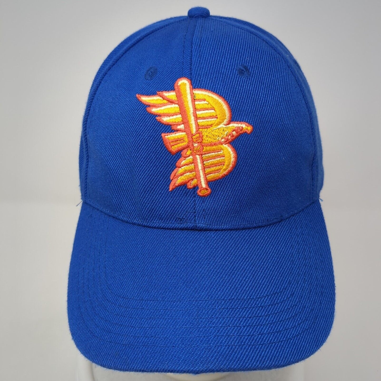 Blue Cross of Idaho Strapback Hat Blue One Size Adjustable Embroidered