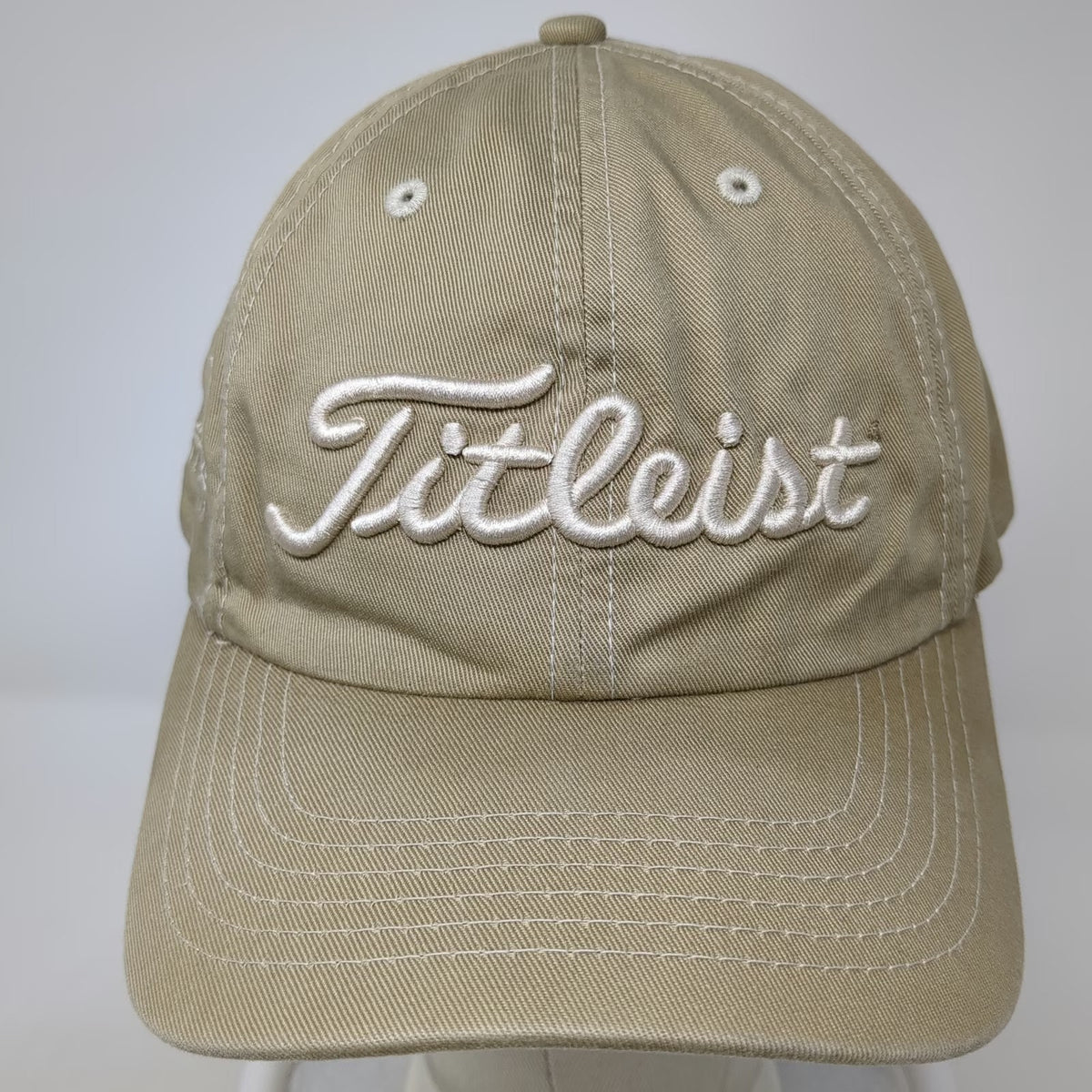 Titleist Baseball Cap Beige One Size Callippe Preserve Golf Slideback Cotton Hat