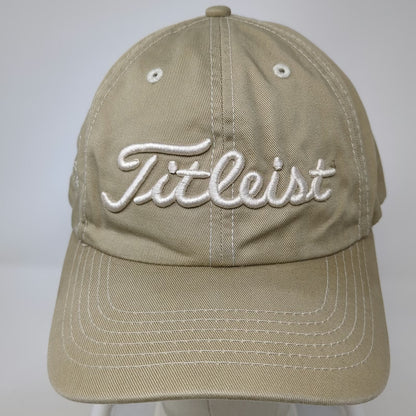 Titleist Baseball Cap Beige One Size Callippe Preserve Golf Slideback Cotton Hat