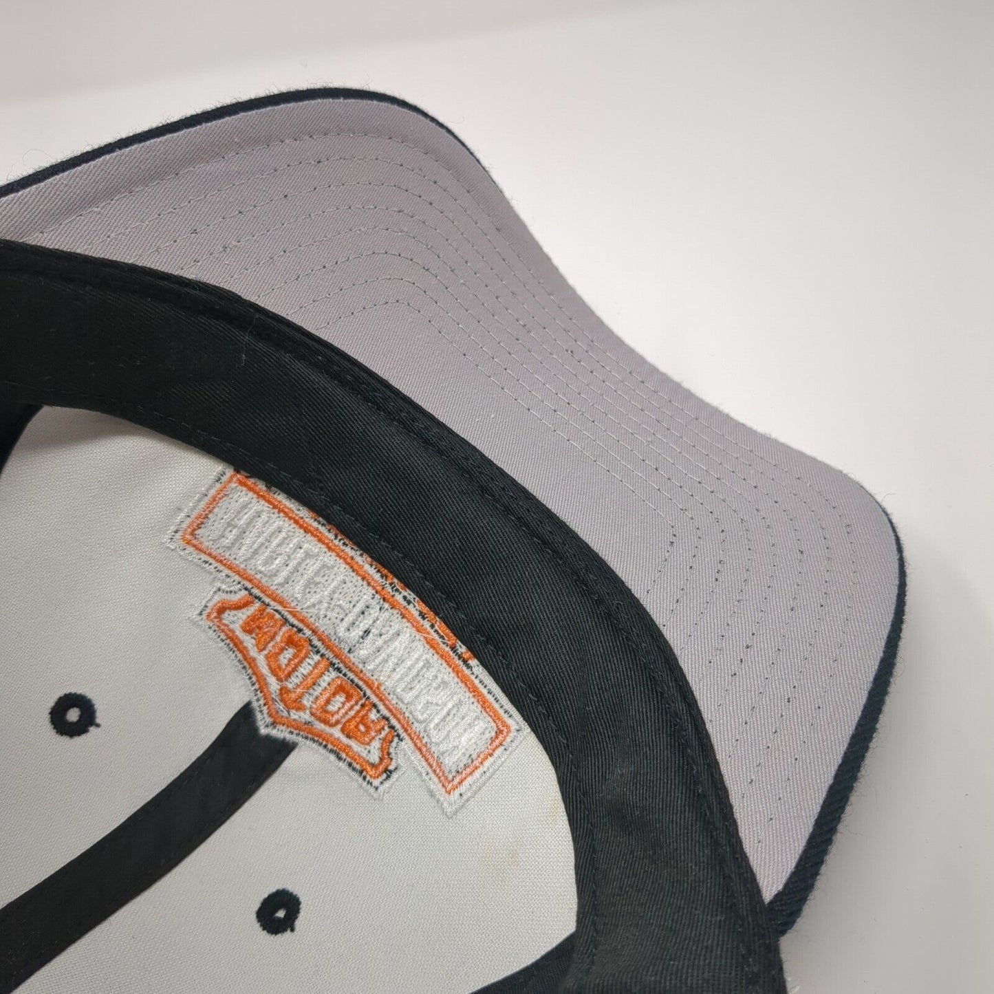 Harley-Davidson Motorcycles Fitted Baseball Cap Blue 7 1/2 American Needle