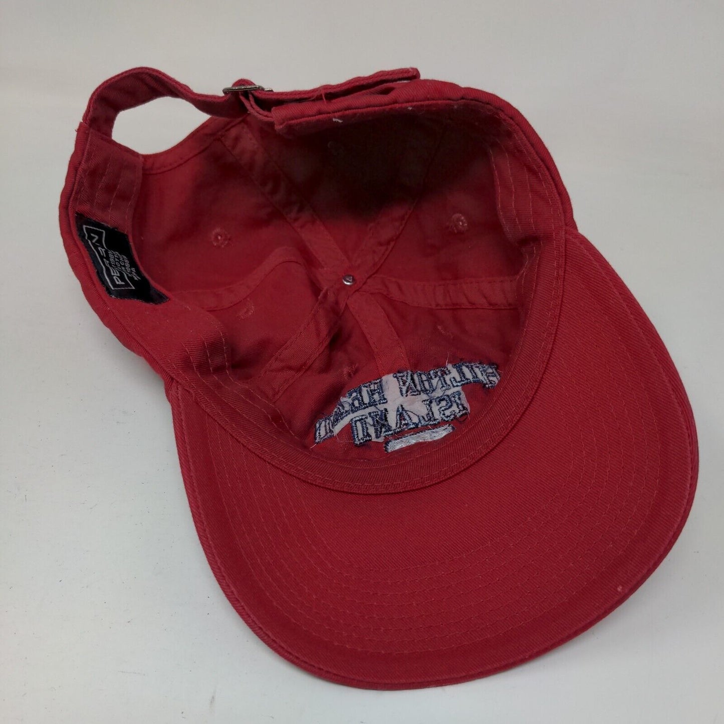 Hilton Head Island Slideback Hat Red One Size Embroidered Perrin