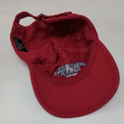 Hilton Head Island Slideback Hat Red One Size Embroidered Perrin