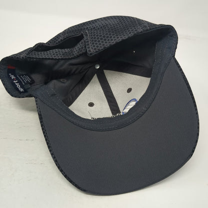 Sport-Tek Miller Welding Logo Gray Baseball Cap One Size Strapback Mesh Hat