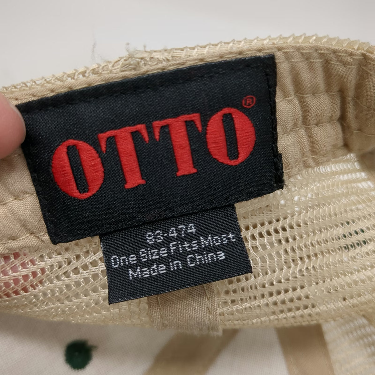 Otto Trucker Hat Beige Green One Size Colorado San Luis Valley Potatoes Snapback