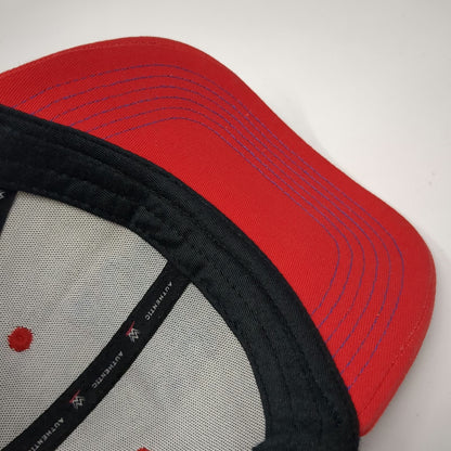 WWE John Cena Never Give Up Baseball Cap Blue Red White One Size Strapback Hat