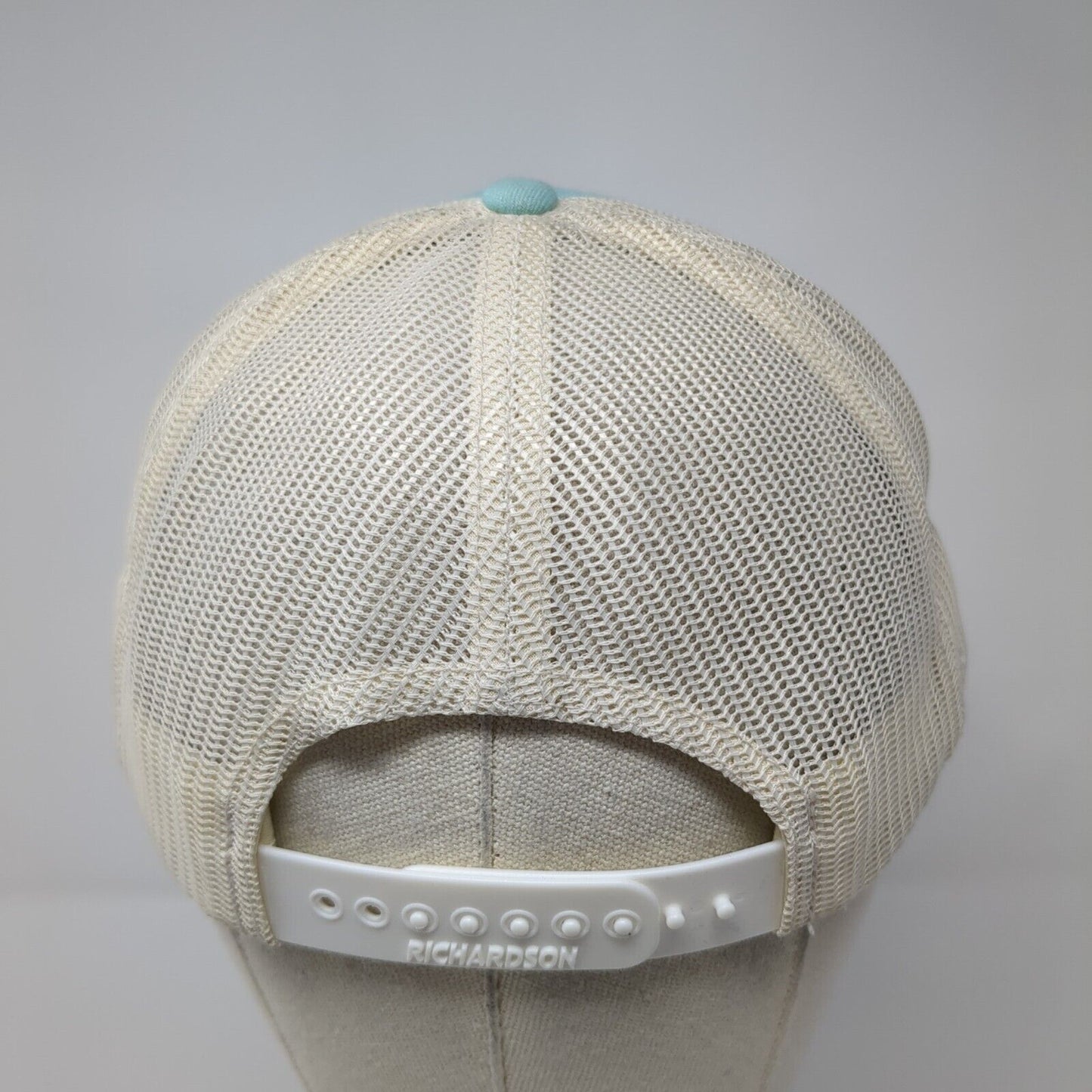 The South Snapback Mesh Back Trucker Hat Blue One Size Adjustable