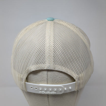 The South Snapback Mesh Back Trucker Hat Blue One Size Adjustable