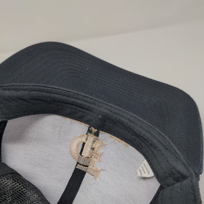 CF Chicago Fire Snapback Mesh Back Trucker Hat Black OSFA Embroidered