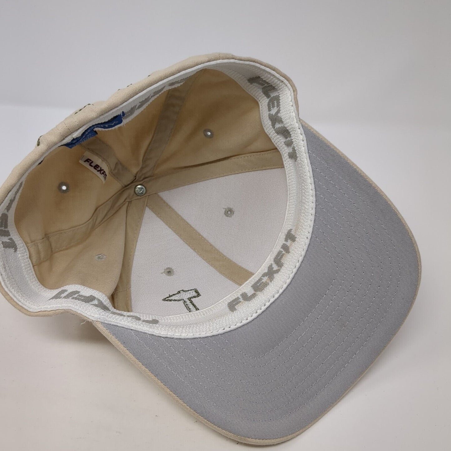 HD River Excursions Fitted Hat Tan S/M Solid Flexfit Port Authority