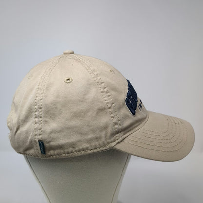 Legacy Georgetown University Hoyas NCAA Cap Beige Blue OS Embroidered Slideback