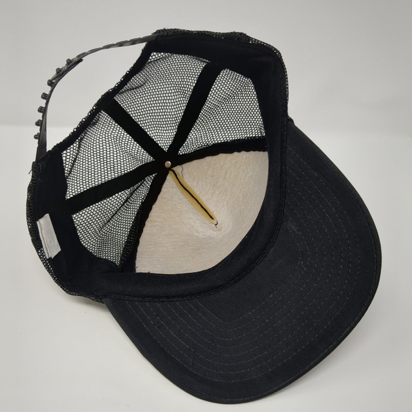 Gem Fuel Company Snapback Mesh Back Foam Trucker Hat Black OSFA Shell Logo