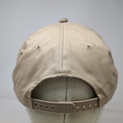 Dorfman Pacific Trucker Beige One Size Hat Rope Brim Fishing Bass Snapback Boat