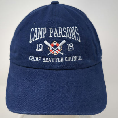 Cobra Baseball Cap Blue One Size Camp Parsons Seattle Council Embroidered Hat