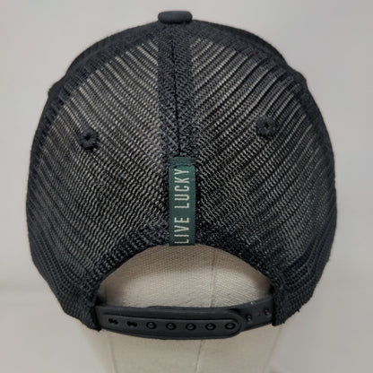 Black Clover Est. 2008 Branson Hills Golf Club Trucker Hat Black OS Mesh Back