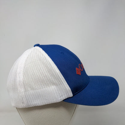 Columbia PFG Fitted Mesh Back Trucker Hat Blue L/XL Colorblock