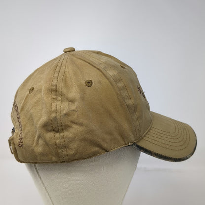 Outdoor Cap Ducks Unlimited Baseball Cap Brown One Size Strapback Logo Camo Hat