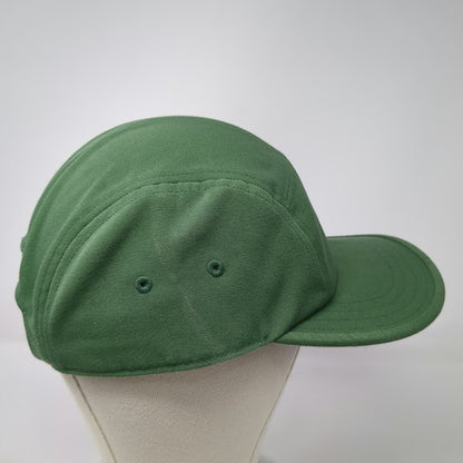 Cotopaxi 5 Panel Green Hat One Size Llama Logo Recycled Polyester Strapback
