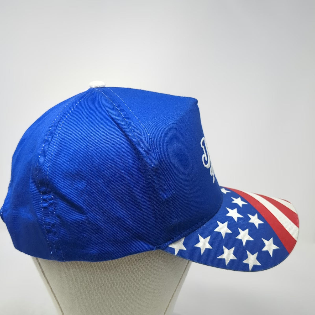 OTTO 5 Panel Blue Red White One Size J&K Trucking American Flag Snapback Hat