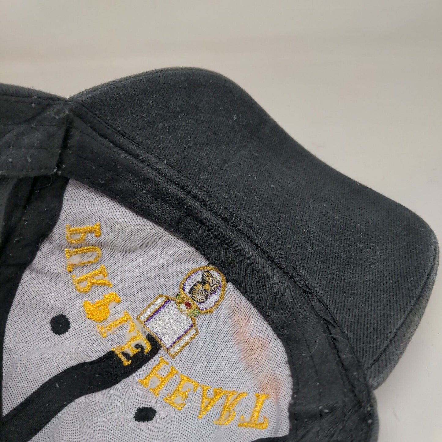 Purple Heart Combat Veteran Merit Honor & Bravery Strapback Hat Gray One Size