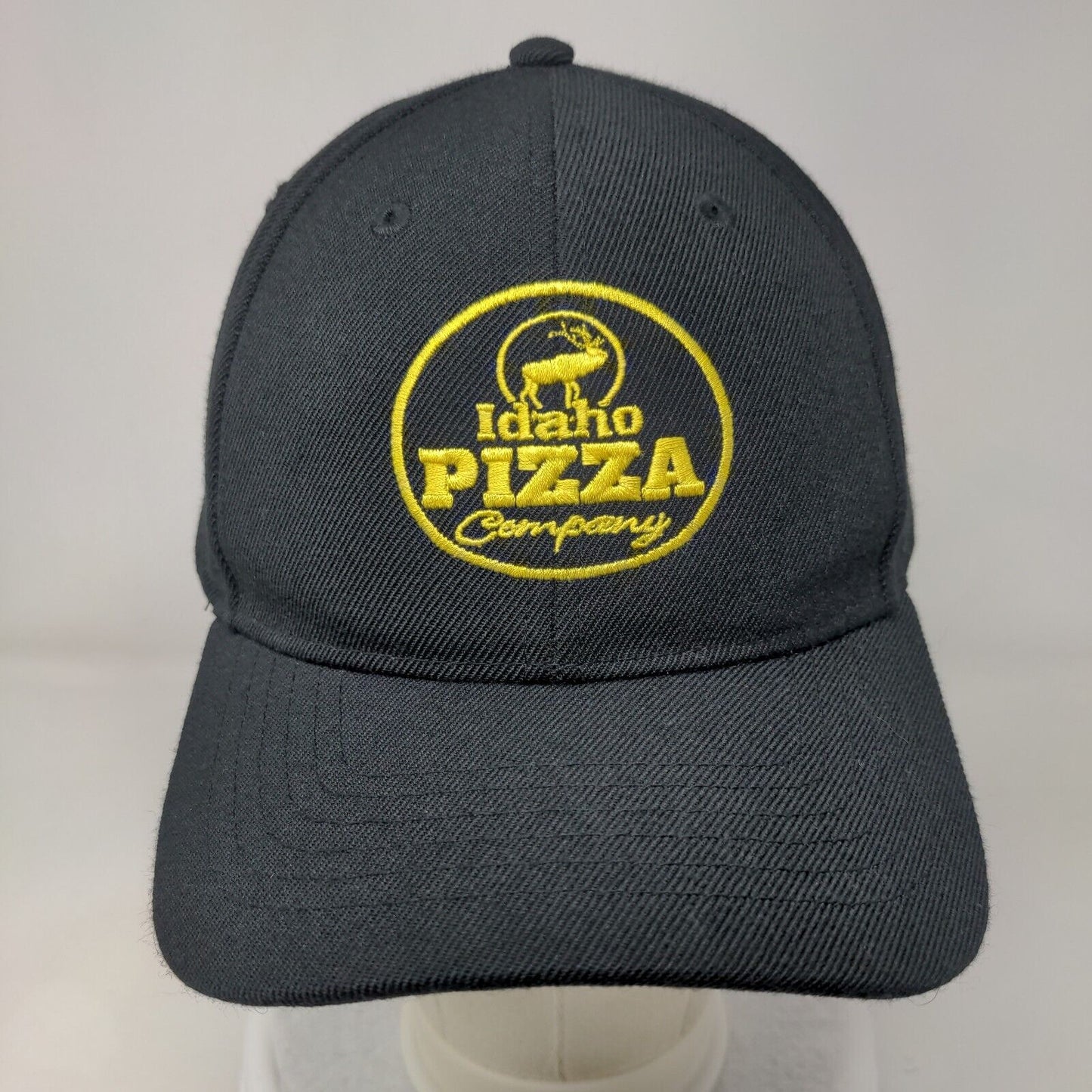 Idaho Pizza Company Strapback Hat Black One Size Embroidered 6 Panel Sportsman
