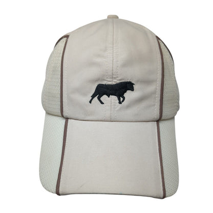 Gabriel Feliu Pedro SL Strapback Hat Tan 57cm Adjustable Embroidered Breathable