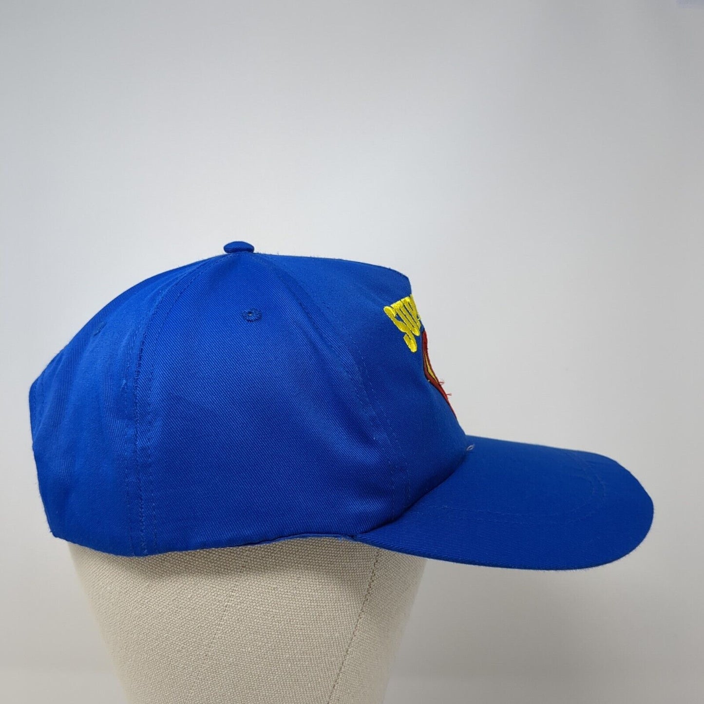 Super Dad Snapback Hat Blue One Size Adjustable Embroidered 6 Panel Dan Dee