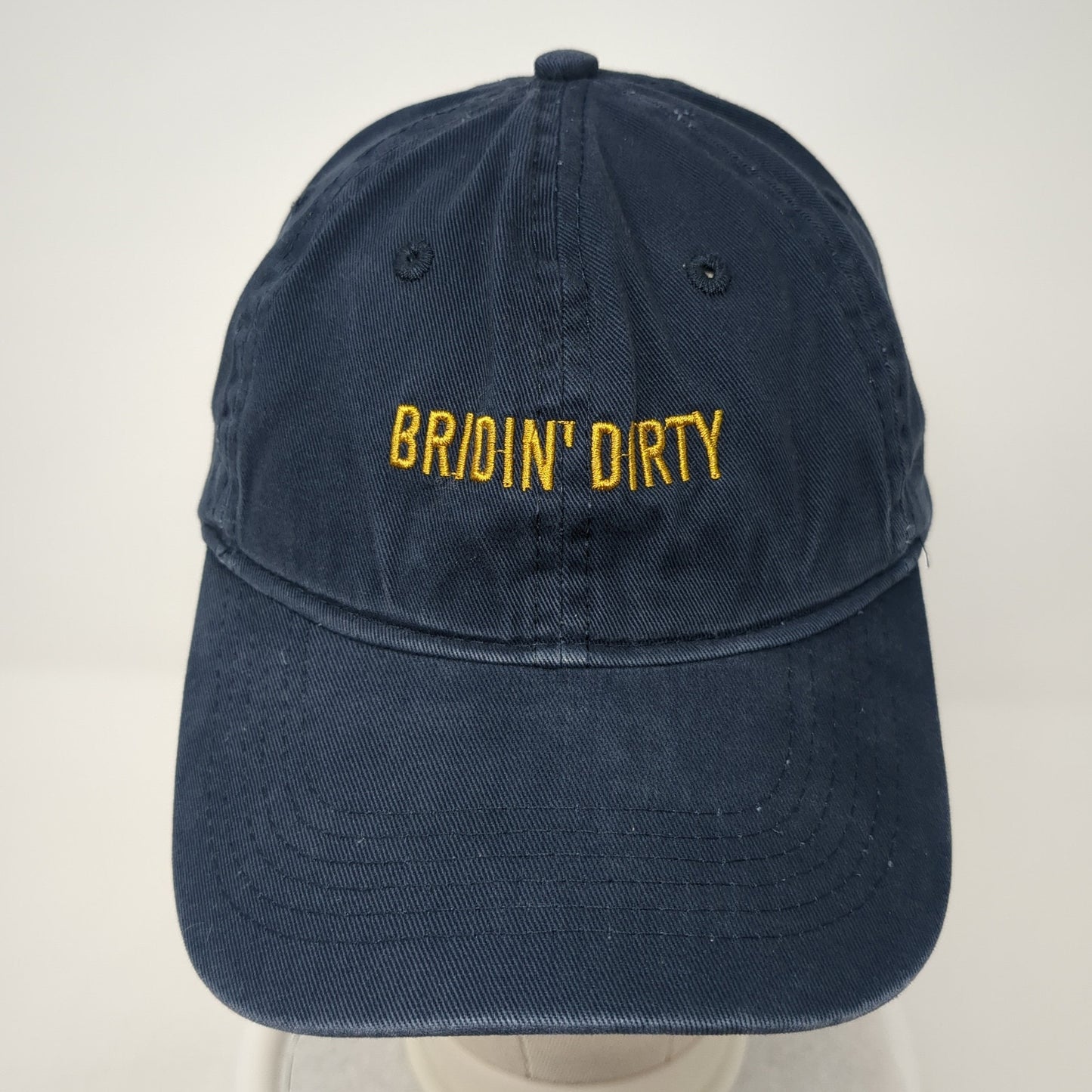 Bridin' Dirty Slideback Hat Blue One Size Adjustable Port & Company