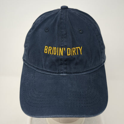 Bridin' Dirty Slideback Hat Blue One Size Adjustable Port & Company