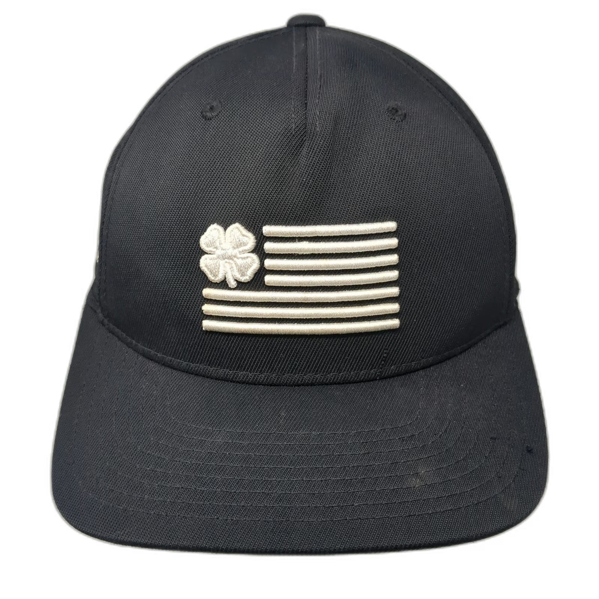 Black Clover 5 Panel Black Hat One Size Snapback Live Lucky CompuNet HPE Logo