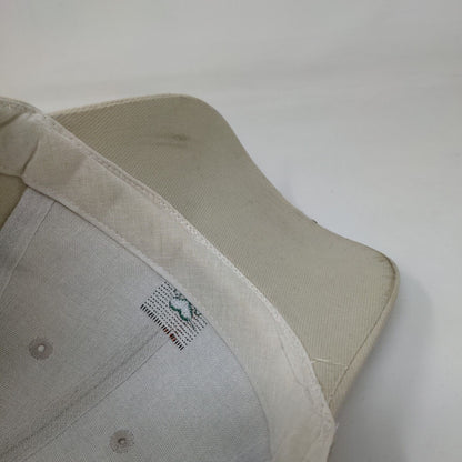 Clover Ireland Slideback Hat Tan OSFA Adjustable Embroidered Premier