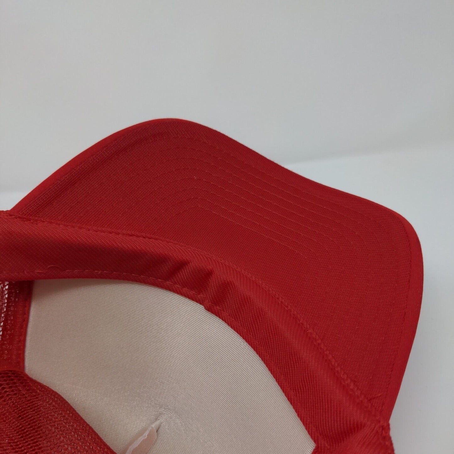 Free Range Junker Snapback Rope Trucker Hat Red OSFA Mesh Back Nissin