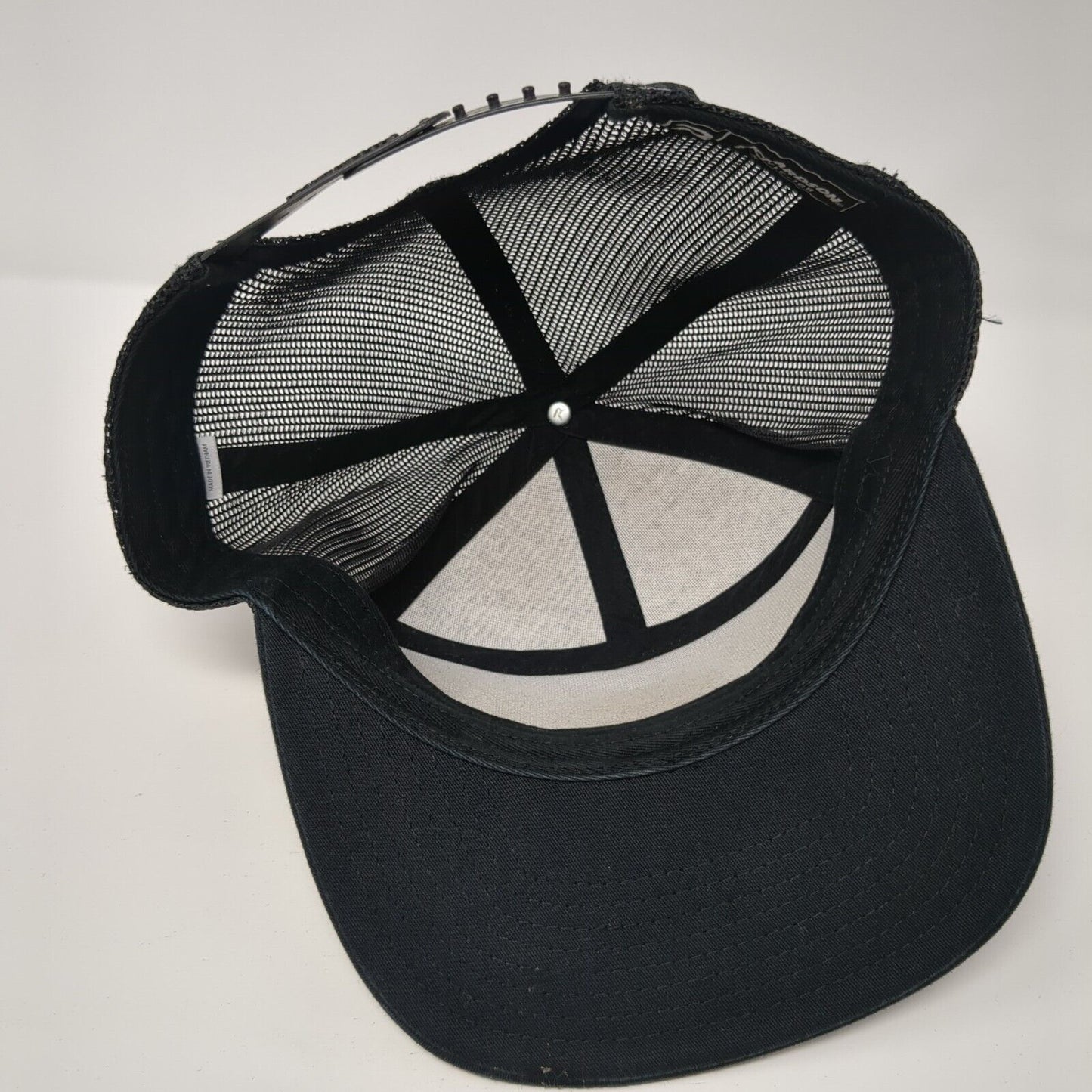 Kawasaki Kids Always Strong Always Brave Snapback Trucker Hat Black OS Mesh