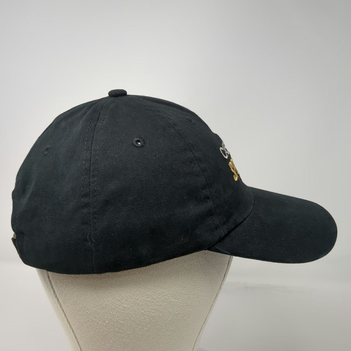 Quake City Caps Baseball Cap Black One Size Caesars Sportsbook Slideback Hat