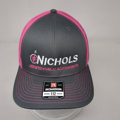 Nichols Snapback Trucker Hat Multicolor One Size Mesh Back Adjustable