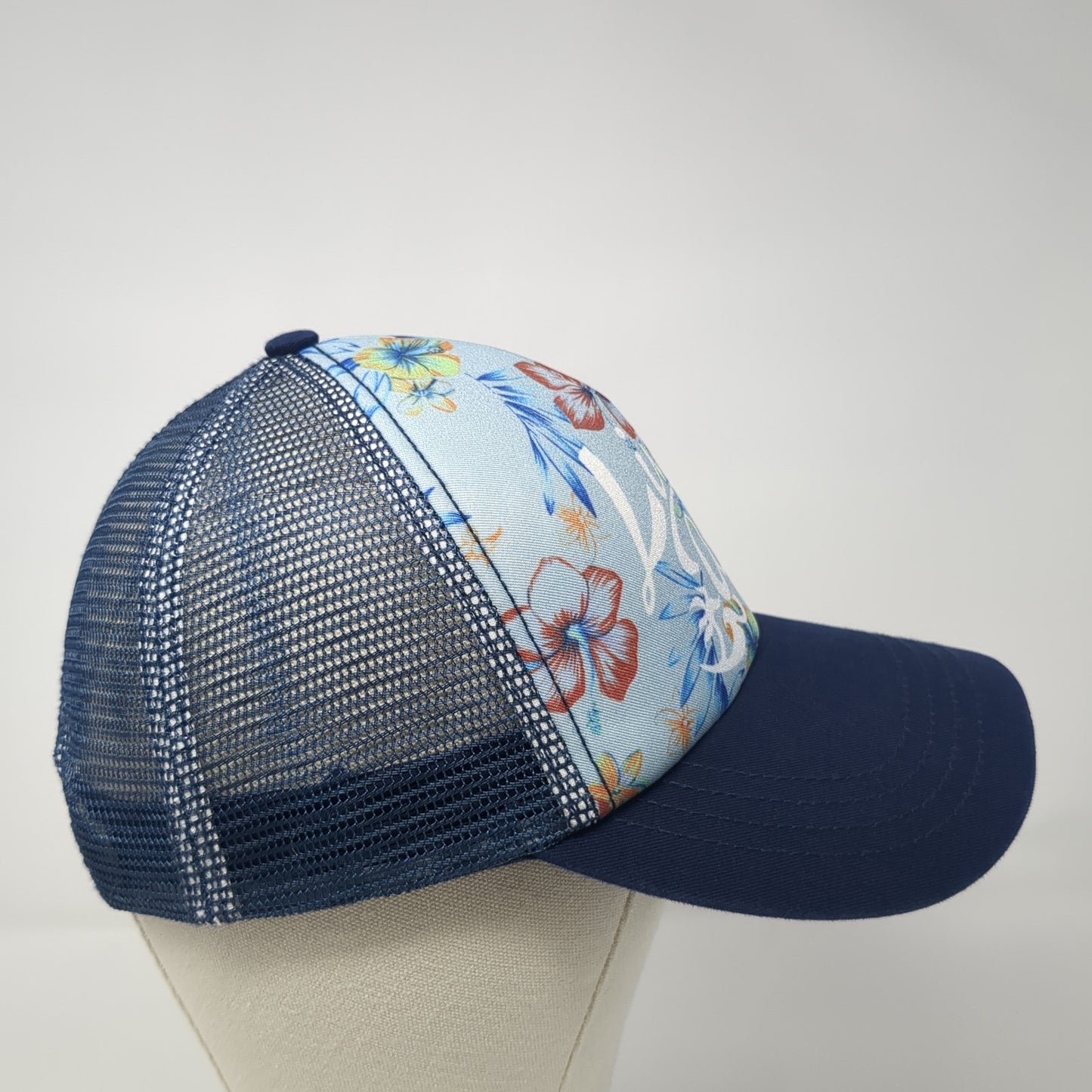 Living Aloha Snapback Mesh Back Trucker Hat Multicolor One Size Floral