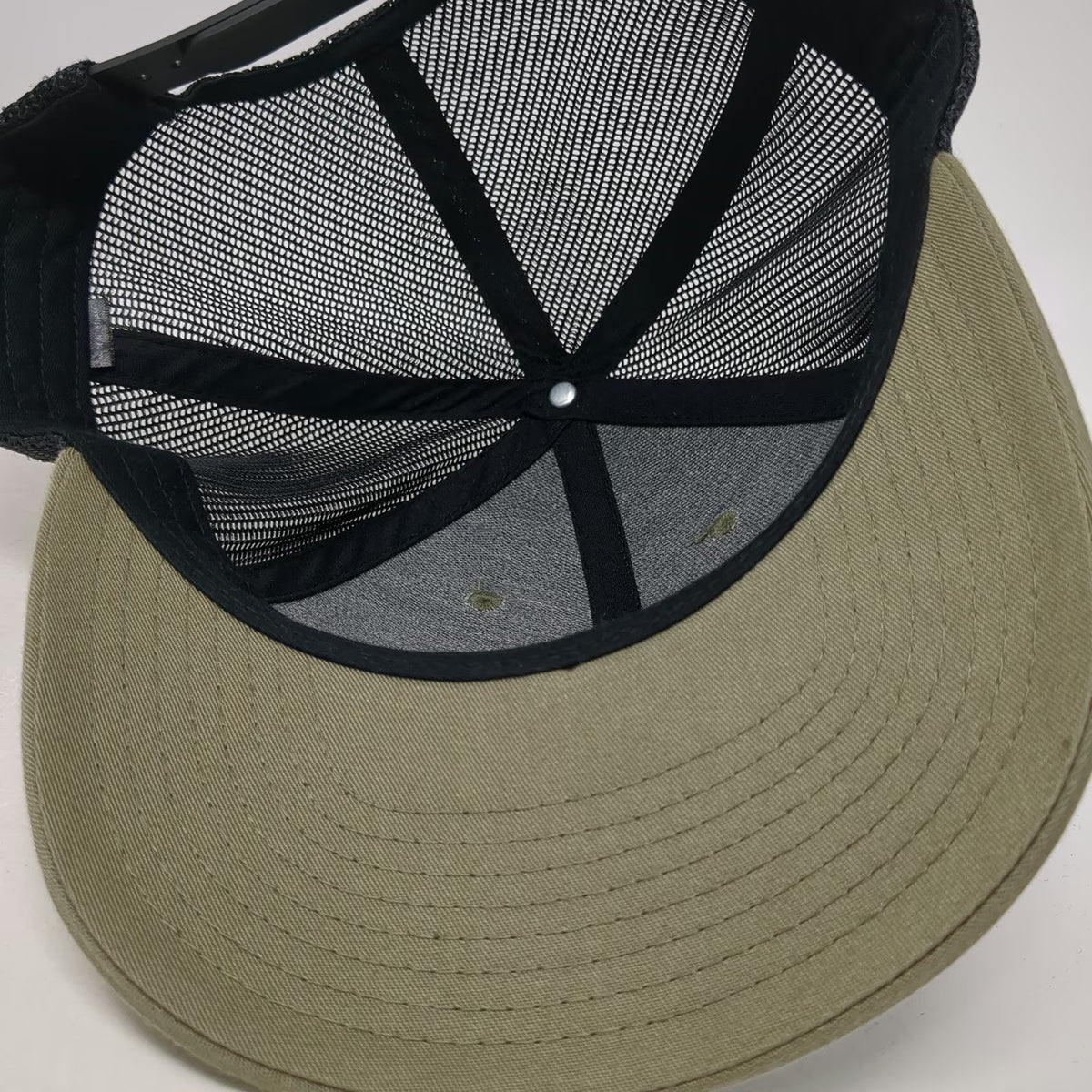 Parsons Trucker Hat Green Black One Size Mesh Back Snapback Employee Owned