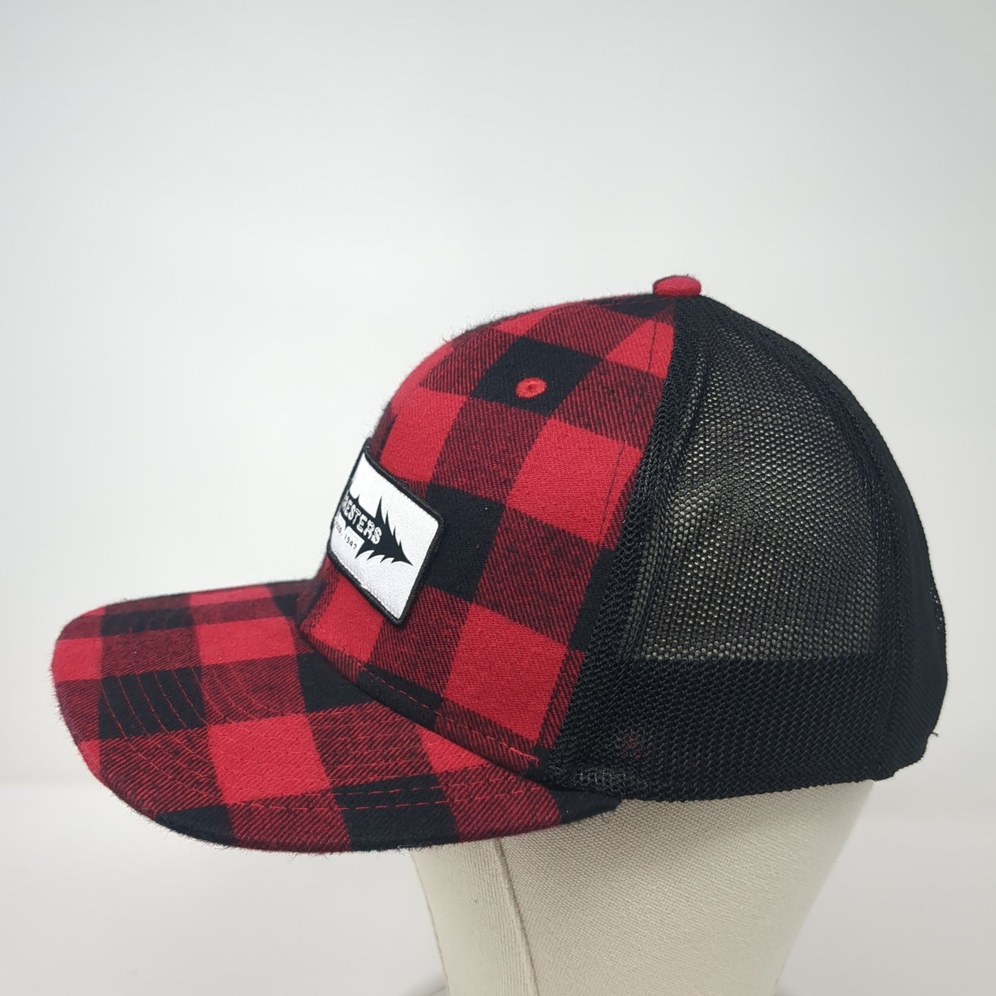 Foresters Estd. 1947 Snapback Trucker Hat Multicolor OS Mesh Back Check Pukka