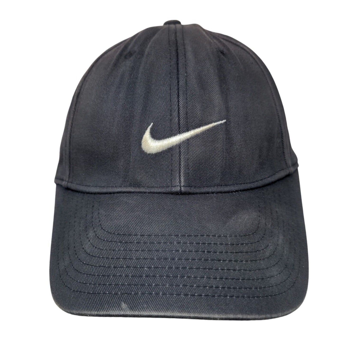 Nike Strapback Hat Blue OSFA Embroidered Swoosh Just Do It 6 Panel