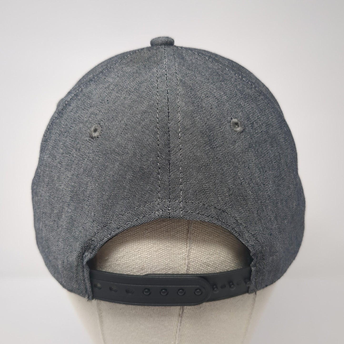 Big Accessories Snapback Hat Gray One Size Adjustable Solid Blank