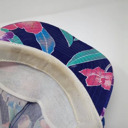 Albertsons Slideback Hat Multicolor One Size Adjustable Floral Rope Nissin
