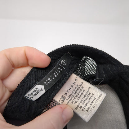 Dnm Corps Estd. 2013 Snapback Mesh Back Trucker Hat Black One Size