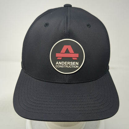 Branded Bills Andersen Construction Trucker Hat Black One Size Snapback Flexfit