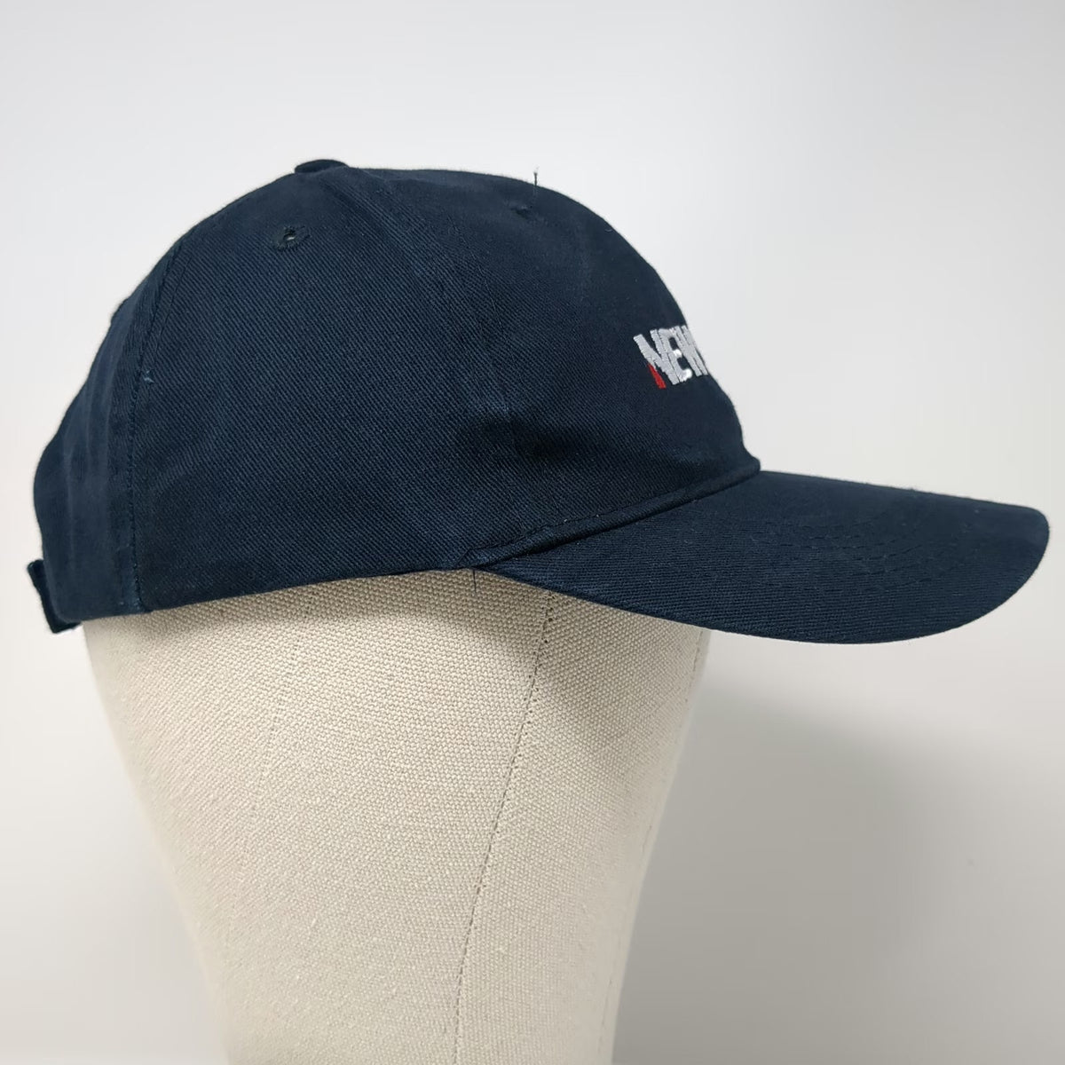 Newsmax Baseball Cap Blue One Size Adjustable Strapback Hat Embroidered Logo