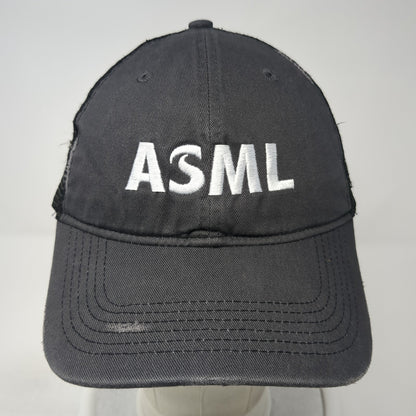 ASML Snapback Mesh Back Trucker Hat Gray One Size Port Authority