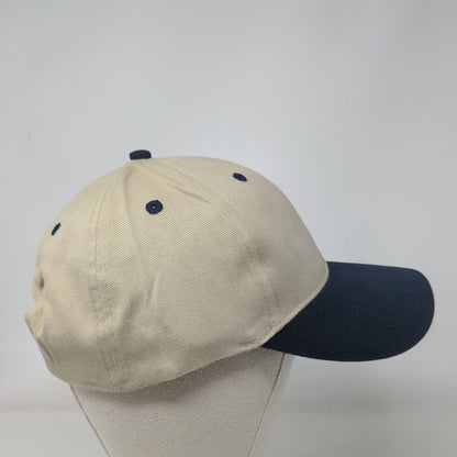 Otto Strapback Hat Tan OSFM Adjustable Vented Holes 6 Panel Cotton Blank