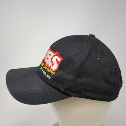 Bob's Cycle Supply St Paul MN Beaver Mascot Hat Snapback Black One Size USA Made