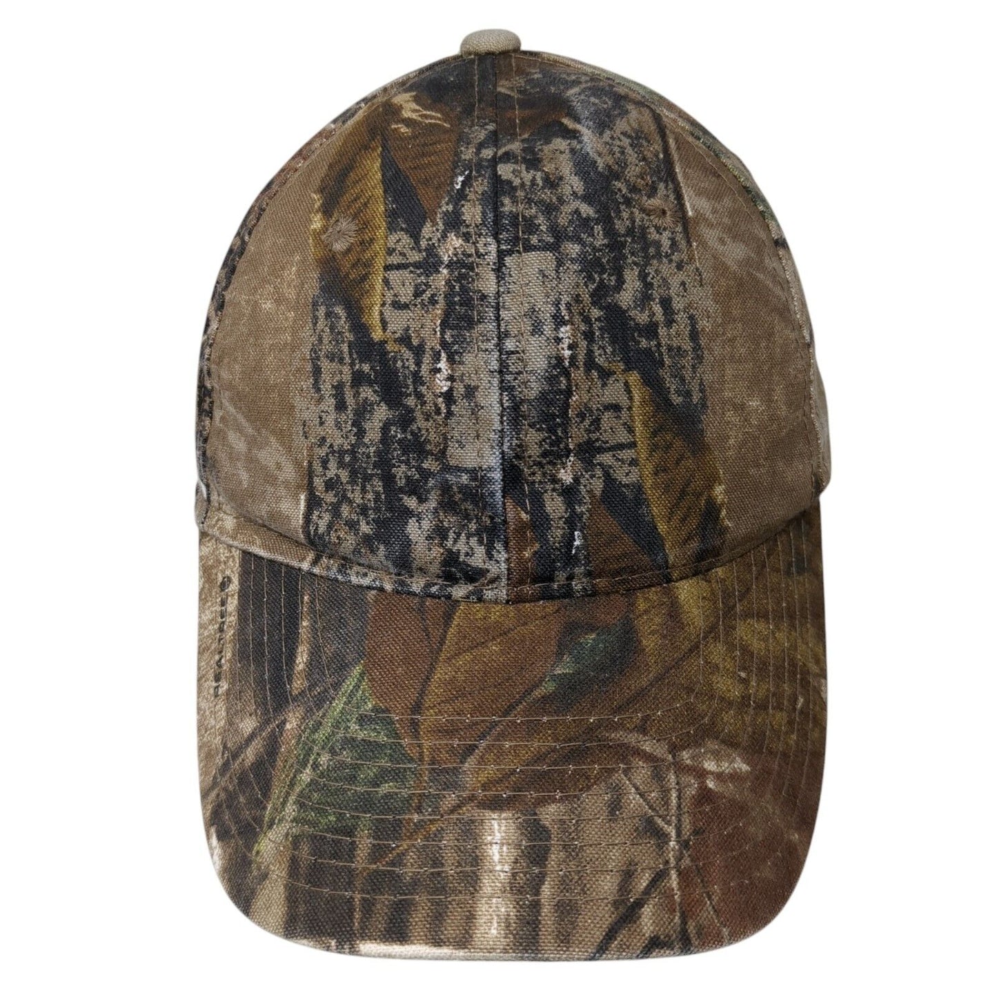 Realtree Strapback Hat Camouflage One Size Adjustable Vented Holes Signatures