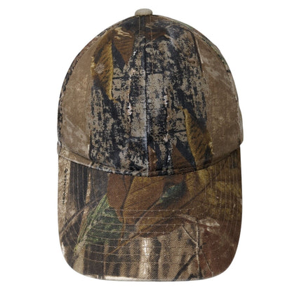 Realtree Strapback Hat Camouflage One Size Adjustable Vented Holes Signatures