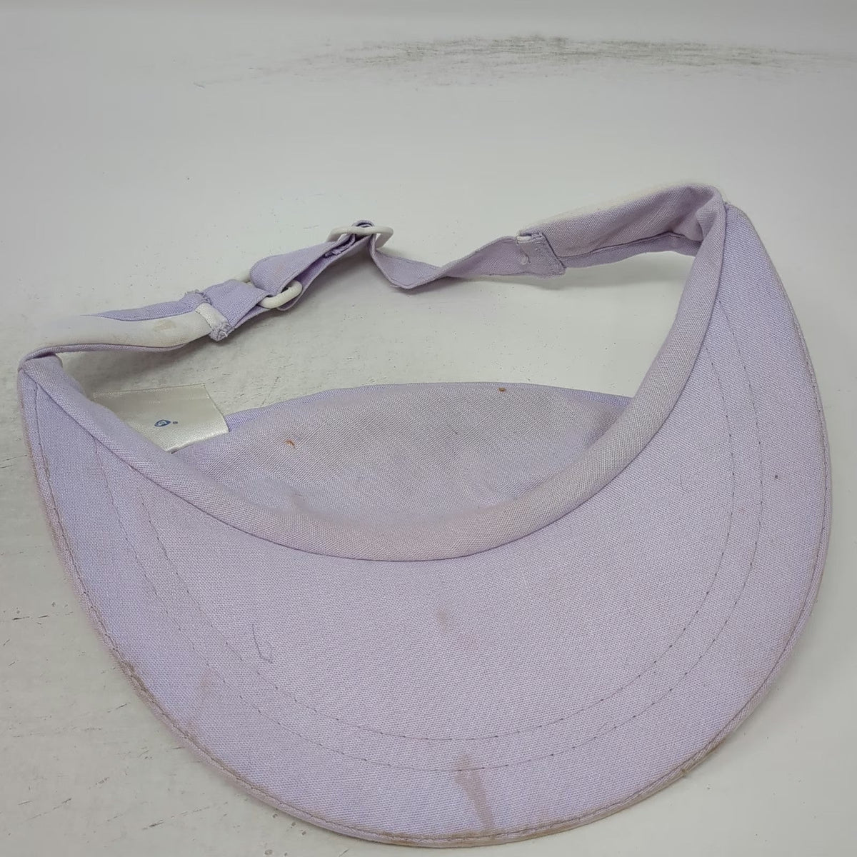 Hanes Headwear Visor Purple Idaho Centennial 1890-1990 Adjustable Hat Vintage
